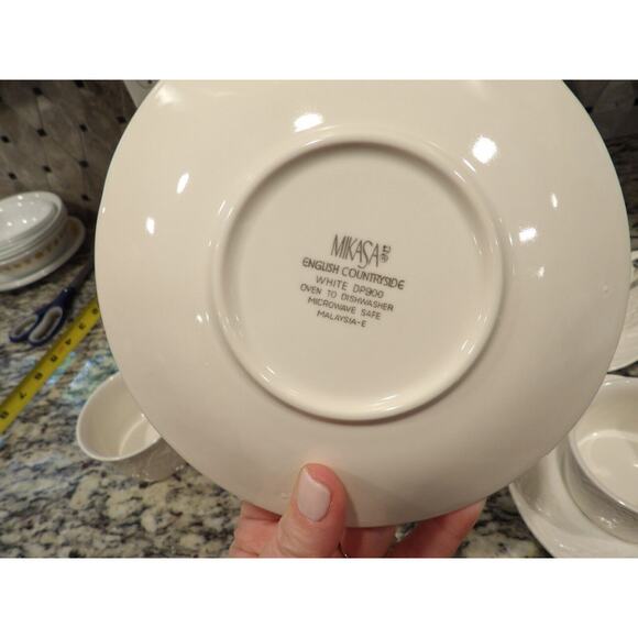 Mikasa English Countryside DD900 Tea Cups Saucers Set of 4 - Picture 9 of 12